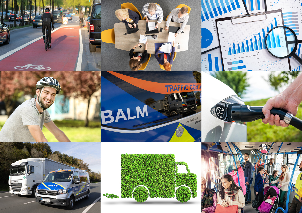 Bildcollage der verschiedenen Ausbildungsrichtungen (Quelle: © BALM) Bildcollage der verschiedenen Ausbildungsrichtungen